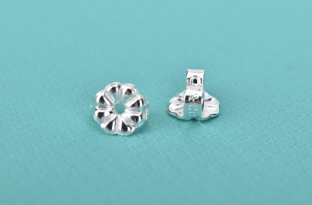 Return to Tiffany Heart Earrings - 18K White Gold