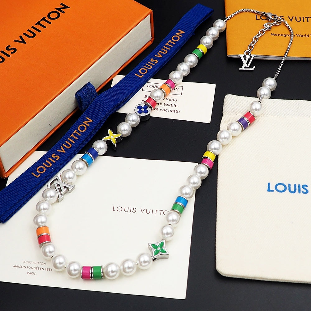 Louis Vuitton MNG Pearls Party Necklace