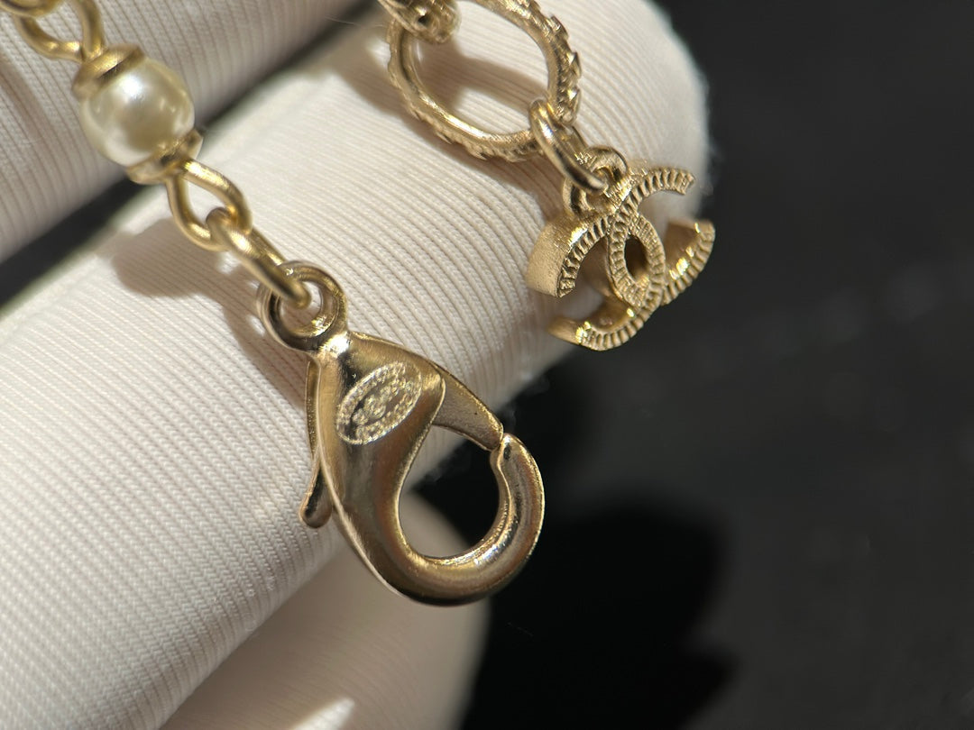 Chanel 24S Long Pearl Necklace