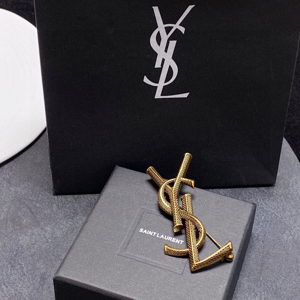 YSL Classic Brooch