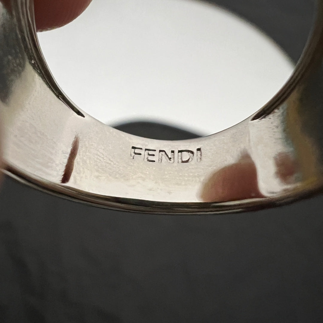 FF Guillochet Ring - 18K Gold