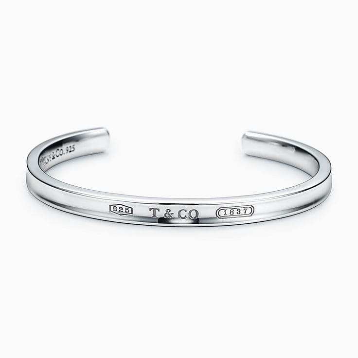 Tiffany 1837 Cuff Bracelet - 18K White Gold