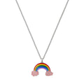 Gucci Double G Rainbow Pendant Necklace